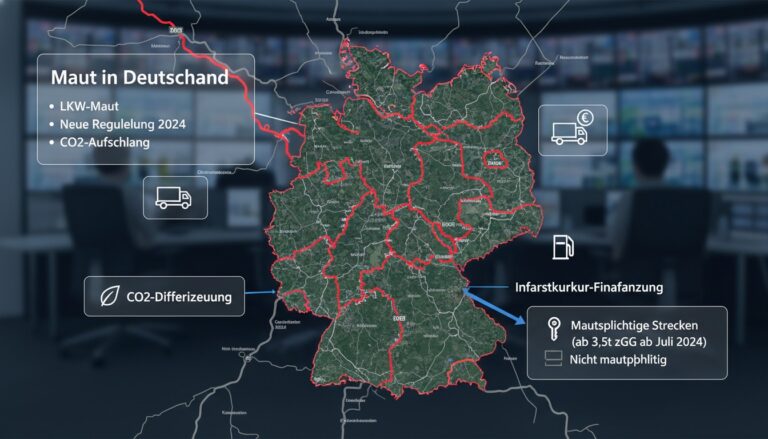 Maut in Deutschland: LKW-Maut, neue Regelungen und was Autofahrer wissen müssen