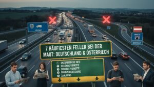 Die 7 häufigsten Fehler bei der Maut auf Reisen durch Deutschland und Österreich